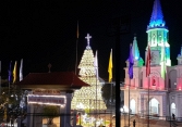 Cây thông Noel được kết từ 1000 nón lá tại Nghệ An
