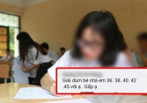 Công an điều tra thông tin thí sinh lên mạng nhờ giải đề Toán