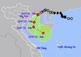 Áp thấp nhiệt đới cách Quảng Ninh 40km, các tỉnh Bắc Bộ mưa rất lớn