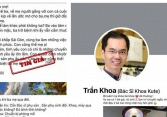 Hai chủ tài khoản Facebook bị xử phạt vì chia sẻ tin 'bác sĩ nhường ống thở cứu sản phụ'