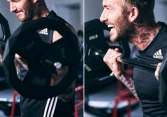 David Beckham khoe body hoàn hảo ở tuổi 46: 'Tôi nghĩ mình đang sở hữu cơ thể chuẩn nhất kể từ khi giải nghệ'