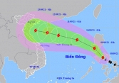 Bão Conson áp sát Biển Đông