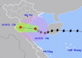 Bão số 8 suy yếu thành áp thấp nhiệt đới