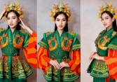 Đỗ Hà tiết lộ hình ảnh trang phục lấy cảm hứng từ Bà Triệu sẽ trình diễn tại Miss World 2021