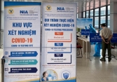 Dừng dịch vụ test nhanh COVID-19 cho khách tại sân bay Nội Bài