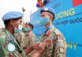 Bệnh viện dã chiến Việt Nam được trao Huy chương gìn giữ hòa bình LHQ