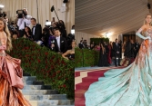 Met Gala 2022: Màn thay váy ngay trên thảm đỏ của Blake Lively chiếm trọn spotlight