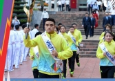 Lửa thiêng SEA Games đã được rước về sân Mỹ Đình