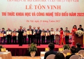 Tôn vinh 106 trí thức khoa học và công nghệ tiêu biểu năm 2022