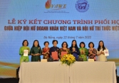 Hội Nữ trí thức Việt Nam và Hiệp hội Nữ doanh nhân Việt Nam ký kết chương trình phối hợp giai đoạn 2022 - 2027