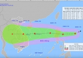 Bão số 4 giật cấp 15 sẽ tiến thẳng vào miền Trung