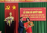 Phó giám đốc Sở xin thôi việc ngay lễ công bố quyết định bổ nhiệm
