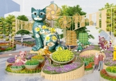 Những chú mèo đặc biệt ở Đường hoa Nguyễn Huệ Tết Quý Mão