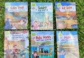 Trẻ đi du lịch bằng… sách