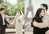 Ca sĩ Lưu Kỳ Hương chụp ảnh cưới ngọt ngào ở Châu Âu