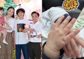 Đàm Thu Trang khoe hình ảnh đáng yêu của con trai sau hơn 2 tháng chào đời