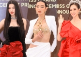 Thảm đỏ công bố vương miện Miss Grand Vietnam 2023: Thùy Tiên chiếm spotlight, Phương Nhi không hổ danh 'thần tiên tỷ tỷ'