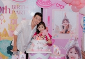 Trọn vẹn khoảnh khắc Phùng Ngọc Huy và bé Lavie trong tiệc sinh nhật, thái độ của nhóc tỳ gây chú ý 