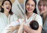 Minh Hằng bị nói 'làm màu' vì bức hình trang điểm xinh đẹp bên con đầu lòng, netizen phản ứng thế nào?