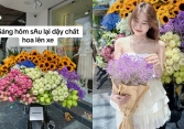 9X bỏ 3 triệu 'đu trend' gánh hoa thu Hà Nội, cho khách chụp free nhưng vẫn khẳng định: Mình lãi, không lỗ!