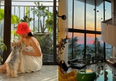 Góc chill của Cô Em Trendy và bạn trai thiếu gia: Ban công sáng tưới cây chiều ngắm hoàng hôn, BST đèn cực lạ mắt 