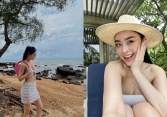 Loạt ảnh siêu nóng bỏng của nàng mẫu Việt được báo Thái gọi là 'Mai Davika phiên bản Việt'