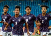 Thắng 4-0 trước đội bóng Đông Á, tuyển Campuchia khẳng định tham vọng trước thềm vòng loại World Cup