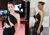 Phương Oanh xả kho loạt hình lẻ bóng trên thảm đỏ, so với ảnh qua camera thường khác 'một trời một vực'?