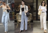 Cao chưa đến 1m60, Hà Trúc thường diện 4 kiểu quần dài tôn dáng