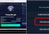 Bất ngờ kết quả đấu giá biển số xe: Biển tứ quý 6 hơn 500 triệu, biển 23456 chỉ 255 triệu