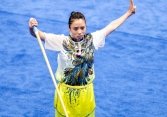 'Ngọc nữ' wushu Dương Thúy Vi biểu diễn với thần thái cực cuốn xuất sắc giành huy chương đồng ASIAD