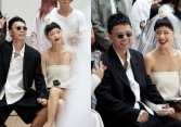 Fashion couple Khánh Linh và Vũ Minh Kông táo bạo chơi lớn, chụp ảnh cưới ngay tại show diễn KIMHEKIM ở Paris
