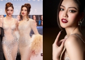 Á hậu Đặng Thanh Ngân nổi bật trên thảm đỏ, đọ sắc cùng Luma Russo - Miss Charm 2023