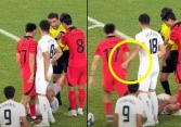 ASIAD 19: Tiền đạo Hàn Quốc bị đối thủ đánh nguội ngay trên sân, cách đáp trả của anh này sau đó khiến fan bật cười