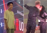 Rapper hôn vợ đắm đuối, DLow quá đẹp trai lọt vào ống kính của fan tại concert Rap Việt