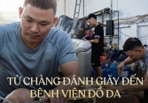 Chàng trai vừa học trường Báo vừa đi đánh giày, 10 năm sau mở xưởng đồ da cho những “anh em đường phố” làm lại cuộc đời