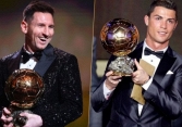 Bất chấp hành động 'khiêu khích' của Ronaldo, Messi vẫn có chia sẻ đầy tôn trọng về đối thủ sau khi giành Quả bóng vàng
