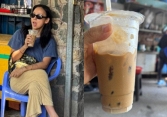 Lee Hyori khám phá Việt Nam trước giờ diễn, mê mẩn cafe sữa đá tại quán cóc bình dị