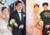 3 cô nàng từng lọt top 10 Hoa hậu đều đã lên xe hoa, anh chồng nào cũng bảnh bao và giàu có!