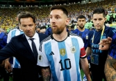 Siêu kinh điển Brazil - Argentina: Căng thẳng, ẩu đả và thẻ đỏ trong ngày Messi chơi trận cuối cùng trong năm