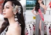 Lương Mỹ Kỳ lên đường chinh chiến Miss Fabulous International 2023: Mang hơn 100kg hành lý, 20 người trong ekip