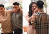 Đức Chinh, Tiến Dụng say quên lối về, Đình Trọng được vợ chăm sóc sau tiệc cưới Văn Hậu - Hải My