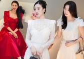 Phong cách thời trang 'mỗi người một vẻ' của các nàng dâu hào môn Việt