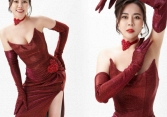  'Hoa hậu hai nhiệm kỳ' Phan Kim Oanh tất bật chạy sô cuối năm 
