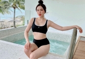 Lộ thân hình mũm mĩm khi mặc bikini, Bảo Thy có cách trả lời bất ngờ khi netizen nhận xét 'mập'