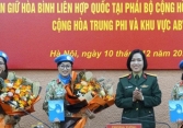 Việt Nam cử 3 nữ sĩ quan lên đường gìn giữ hòa bình Liên hợp quốc