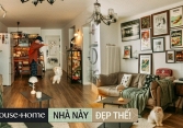 Mua nhà nhỏ đến mức bị tưởng là hành lang chờ thang máy, cặp đôi 'hô biến' thành không gian sống ấm áp và đậm màu retro