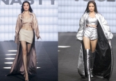 Ngọc Châu - Lệ Hằng mặc áo choàng quét đất, catwalk đầy quyền lực 