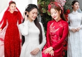 Áo dài cưới 2023: Tập trung vào thiết kế truyền thống, có cô dâu đạt 'kỷ lục' thay tới 4 bộ khác nhau
