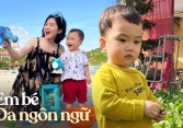 Gặp em bé 2 tuổi nói lia lịa 3 thứ tiếng: Bố mẹ đều là người Việt, bí quyết dạy con không thể dễ hơn
